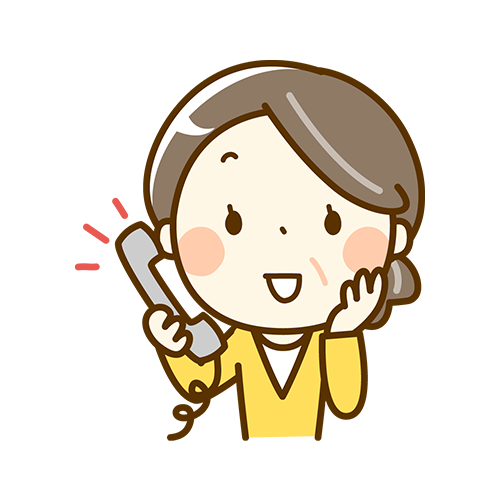 電話で仕事提供を連絡